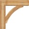 Ekena Millwork Thorton Block Rough Sawn Bracket w/ Offset Brace, Western Red Cedar, 8"W x 32"D x 32"H BKT0806X32X32THR05RWR - alternate 2